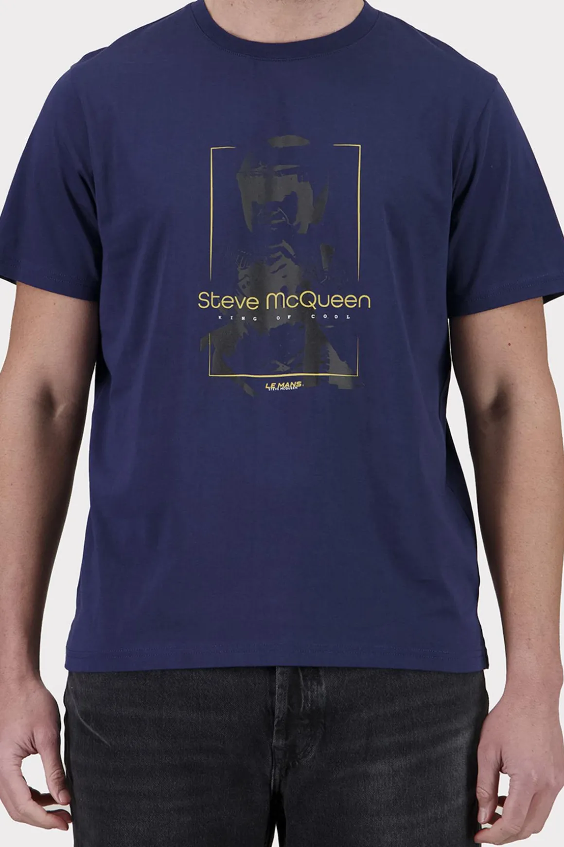 Tee Shirt Homme Steve Mcqueen Tee Shirt Tsm07-100 Navy