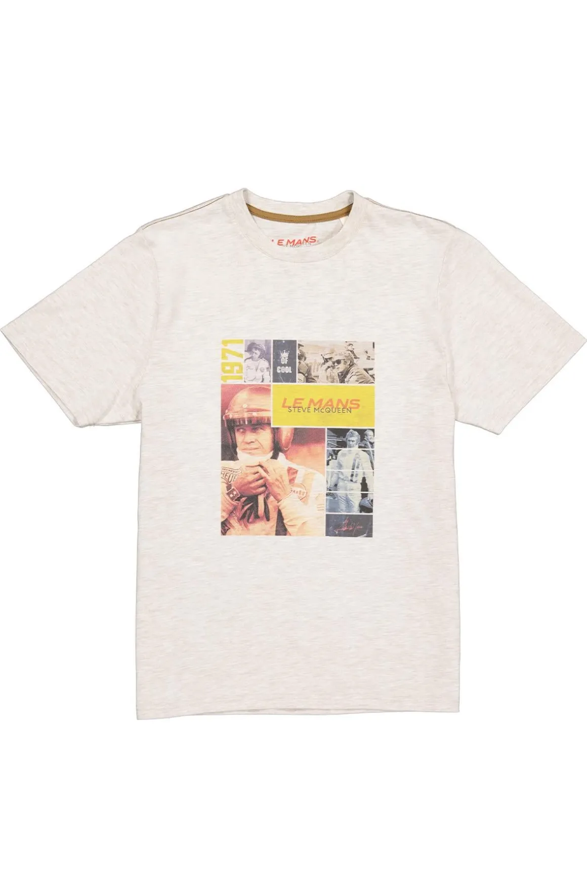 Tee Shirt Homme Steve Mcqueen Tee Shirt Tsm07-602 Sable Chine