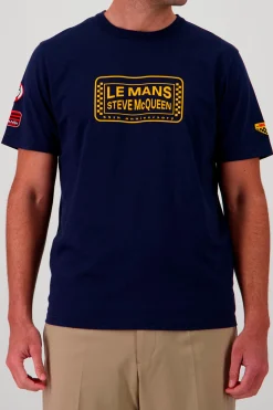 Tee Shirt Homme Steve Mcqueen Tee Shirt Smq Tsm03-100 Navy