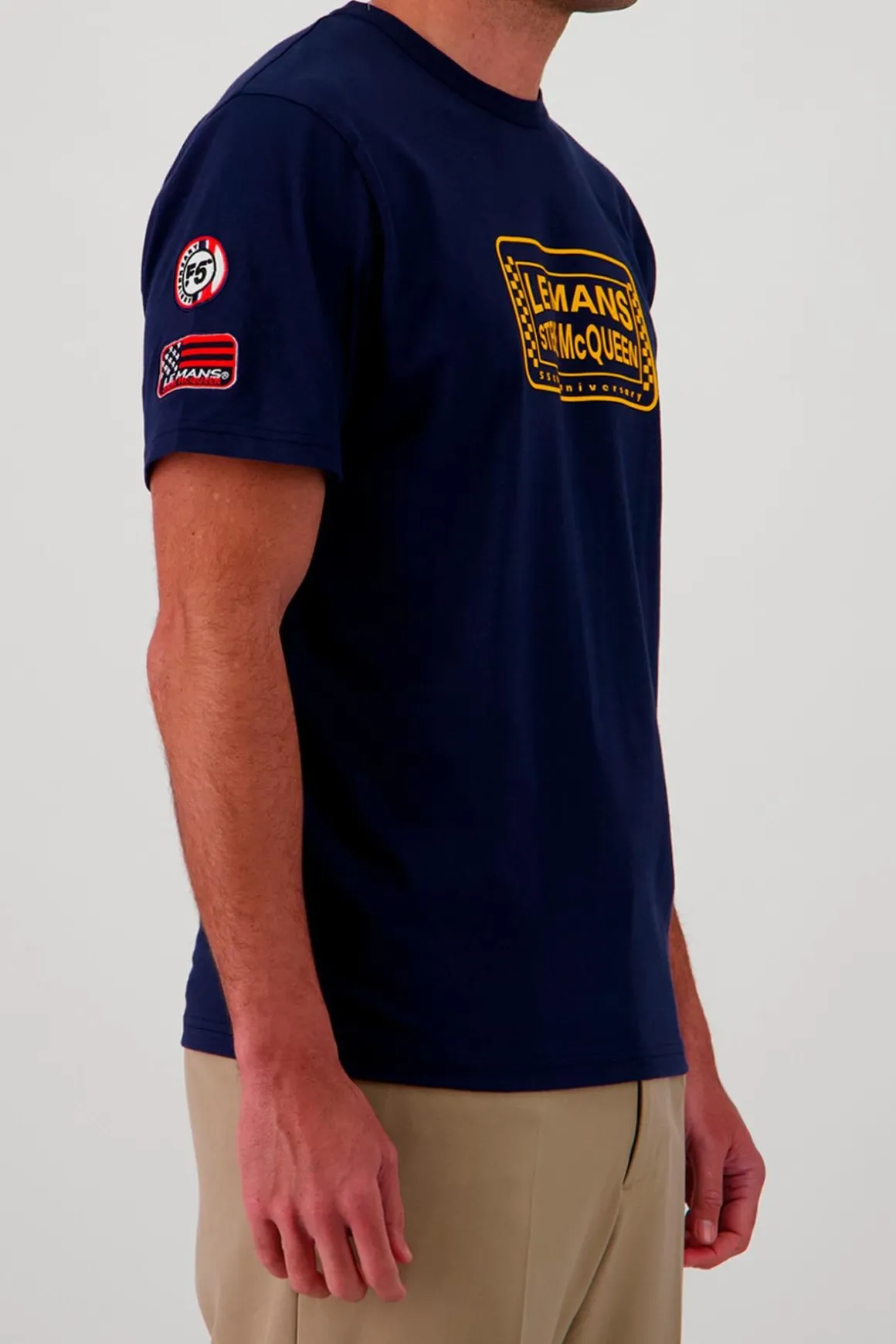Tee Shirt Homme Steve Mcqueen Tee Shirt Smq Tsm03-100 Navy