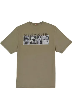 Tee Shirt Homme Steve Mcqueen Tsm06-324 Kaki