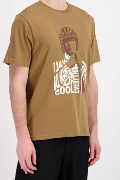 Tee Shirt Homme Steve Mcqueen Tee Shirt Tsm06-103 Tobacco