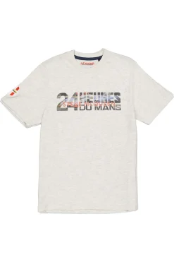 Tee Shirt Homme Steve Mcqueen Tee Shirt Steve Mcqueen Tsm15-0002 Heather Ecru