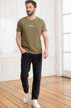 Tee Shirt Homme Steve Mcqueen Gun Sofa Dolivia Kaki