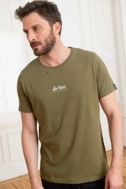 Tee Shirt Homme Steve Mcqueen Gun Sofa Dolivia Kaki