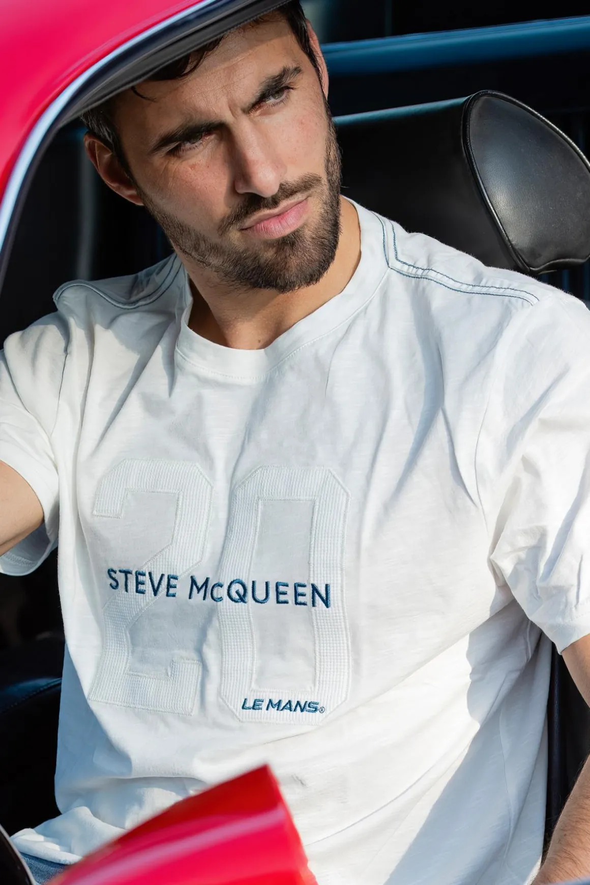 Tee Shirt Homme Steve Mcqueen Sq241Tsm02-002 Heather Ecru