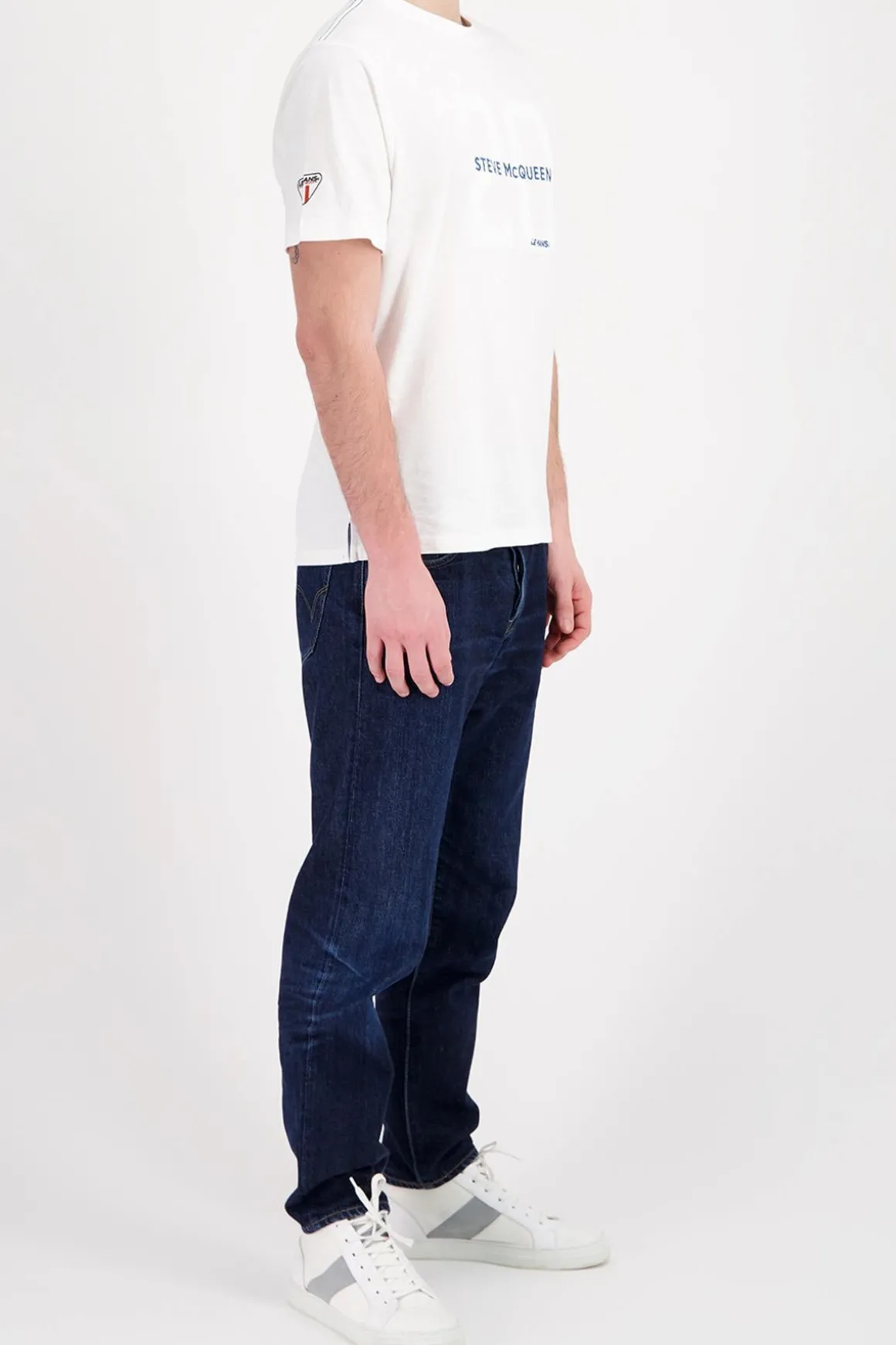 Tee Shirt Homme Steve Mcqueen Sq241Tsm02-002 Heather Ecru