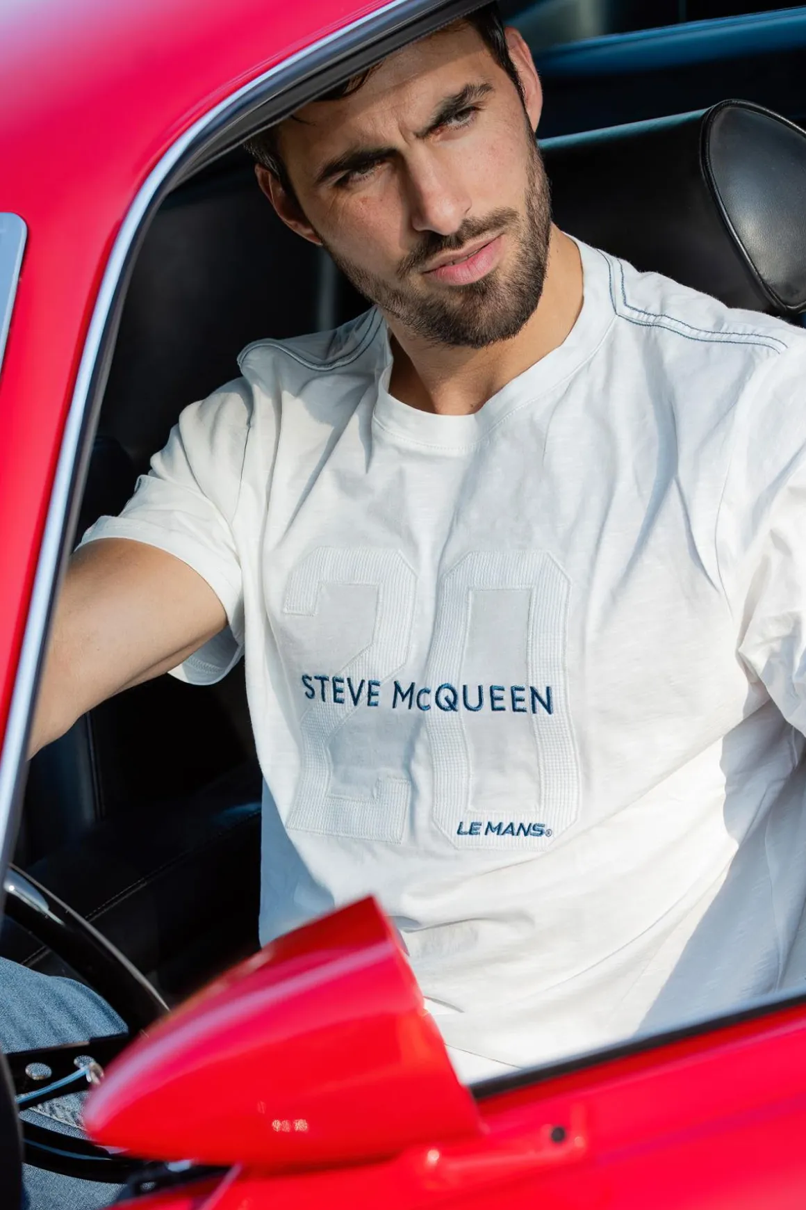 Tee Shirt Homme Steve Mcqueen Sq241Tsm02-002 Heather Ecru