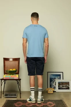 Tee Shirt Homme Steve Mcqueen Western Air Blue