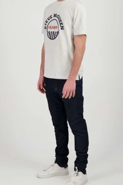 Tee Shirt Homme Steve Mcqueen Tsm07-002 Heather Ecru