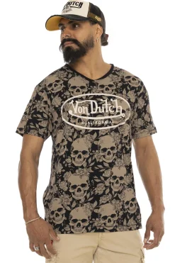 Tee Shirt Homme Von Dutch Tee Shirt Ron Skn