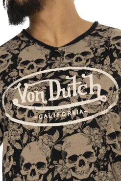 Tee Shirt Homme Von Dutch Tee Shirt Ron Skn
