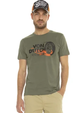 Tee Shirt Homme Von Dutch Tee Shirt Wheel K