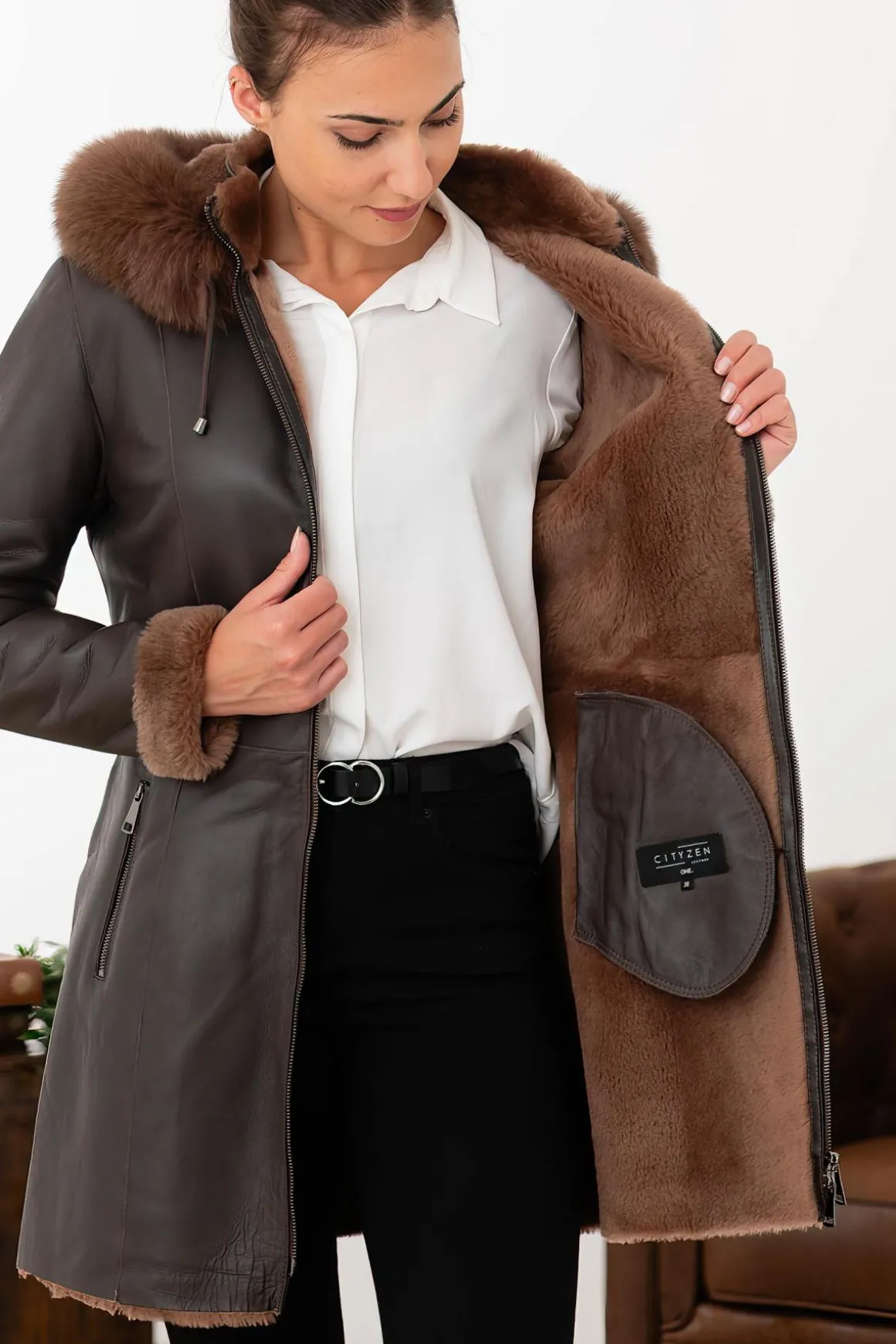 Veste Femme Cityzen Almeria Chocolat