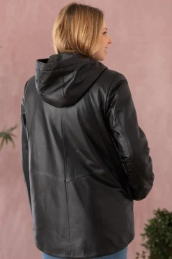 Veste Femme Cityzen Amanda Agneau Perle Noir