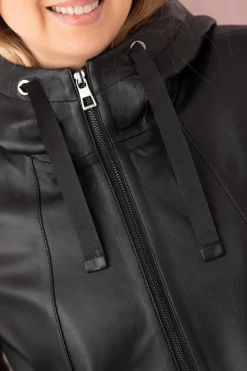 Veste Femme Cityzen Amanda Agneau Perle Noir