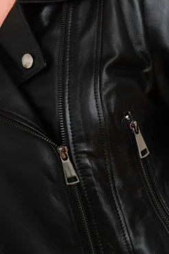 Veste Femme Cityzen Capri Agneau Perle Noir