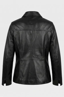 Veste Femme Cityzen Catalina Agneau Perle Noir