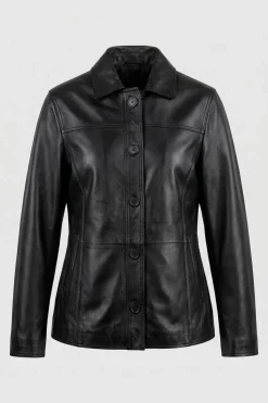Veste Femme Cityzen Catalina Agneau Perle Noir