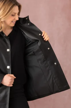 Veste Femme Cityzen Elisabeth Agneau Perle Noir