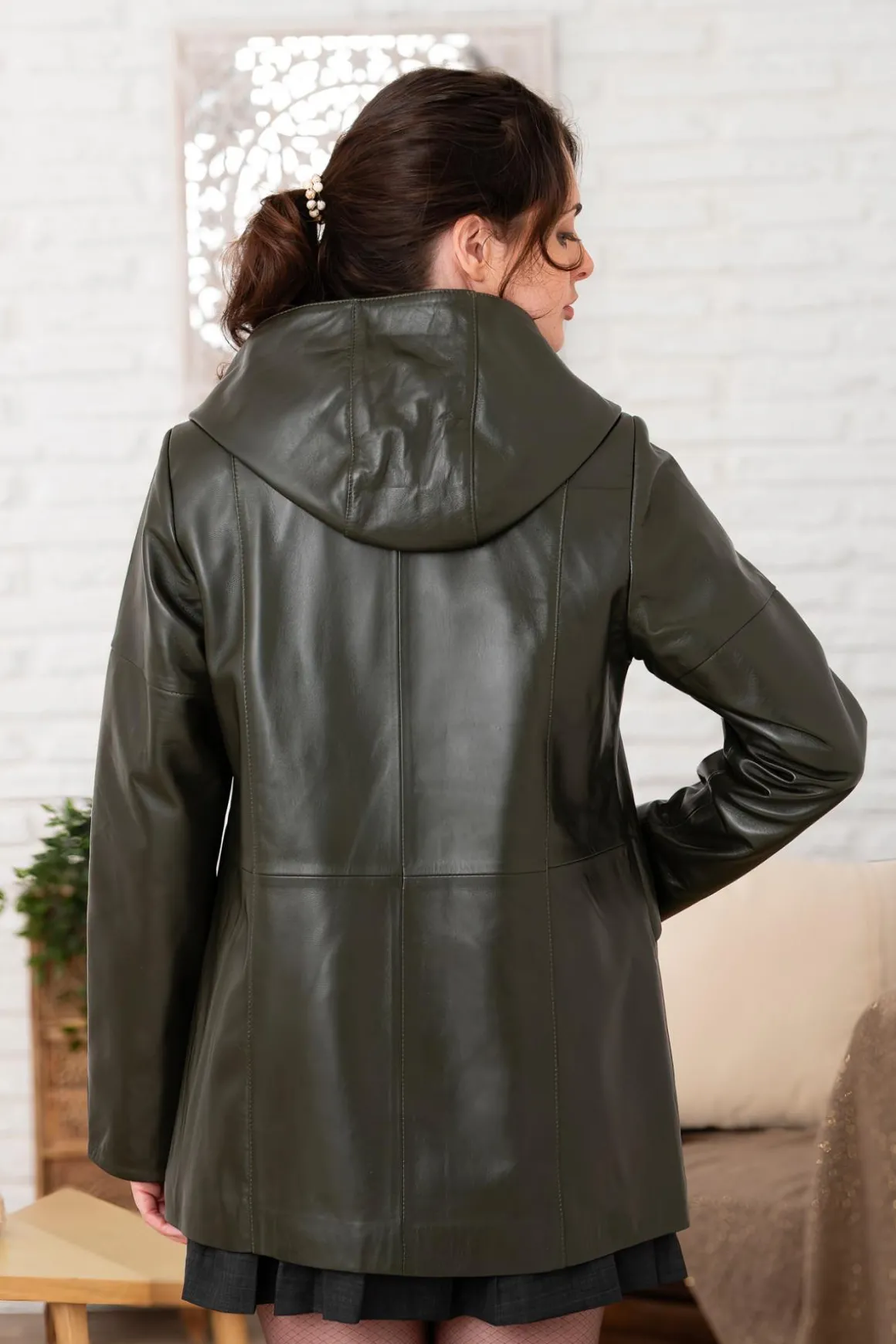 Veste Femme Cityzen Susanna Agneau Perle Olive