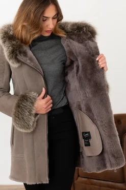 Veste Femme Giovanni Roane Gris