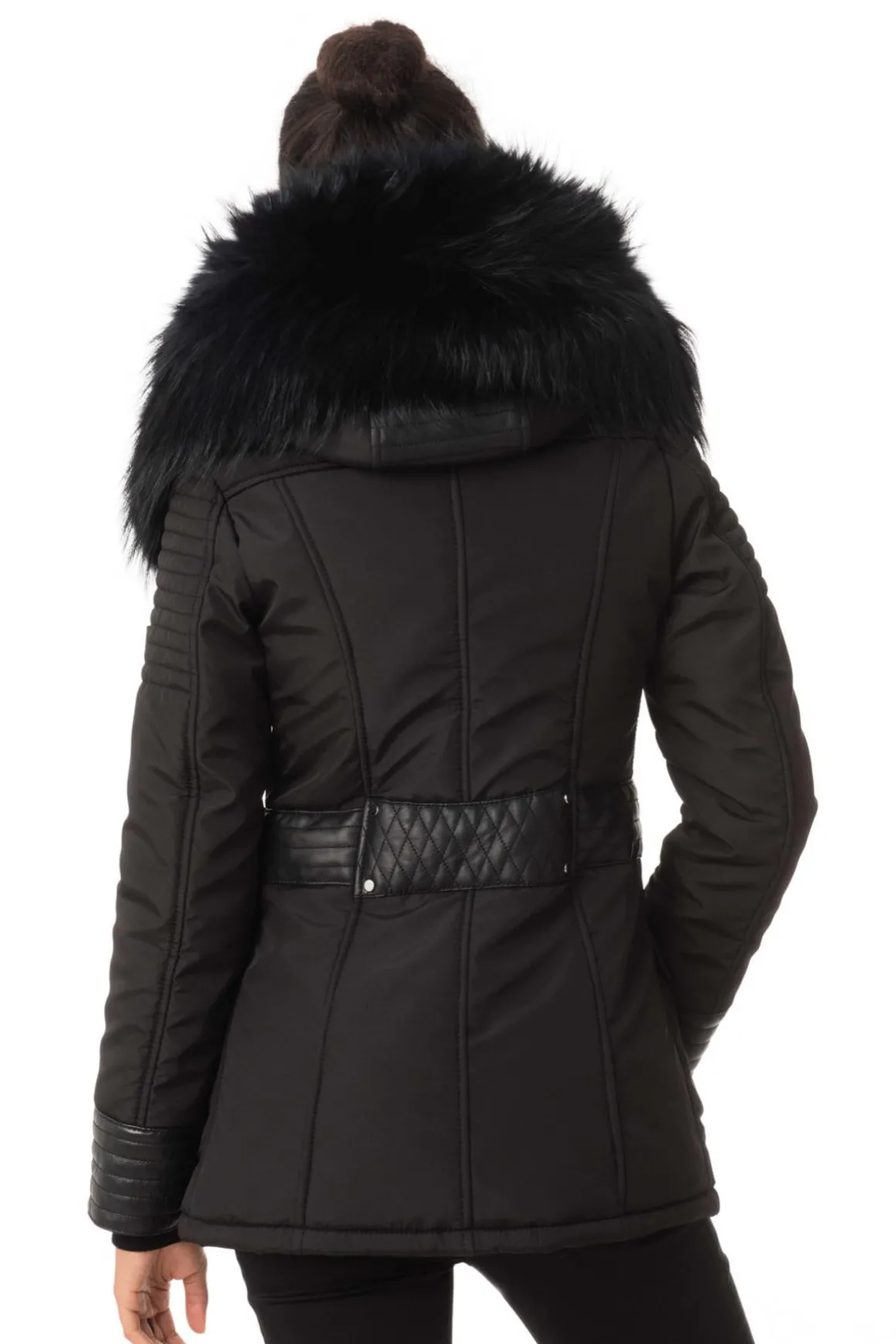 Veste Femme Horspist New Mandala Noir Col Noir