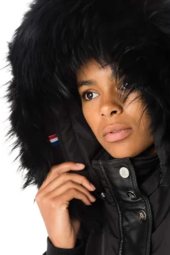 Veste Femme Horspist New Mandala Noir Col Noir