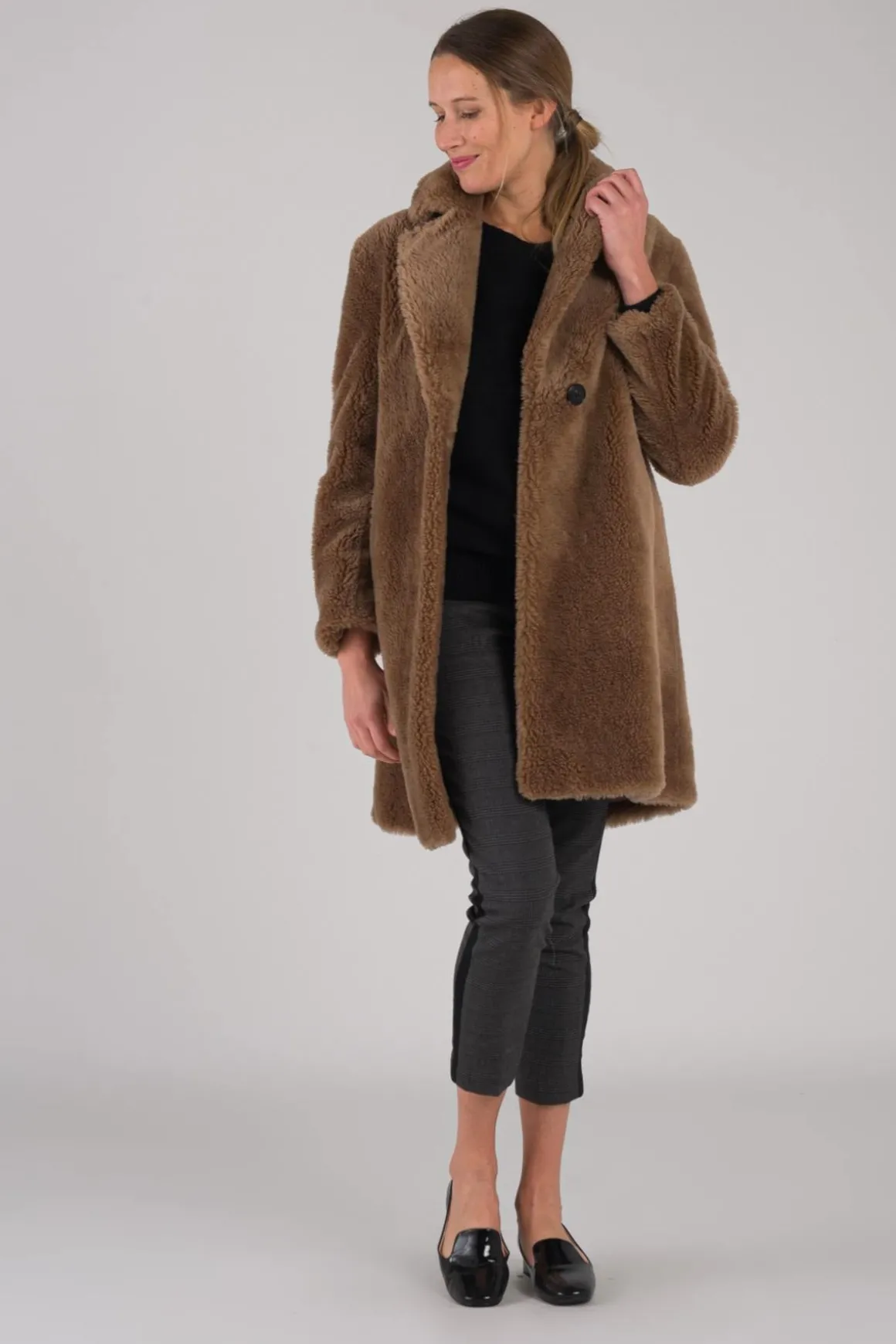 Veste Femme Intuition Firma Teddy Marron