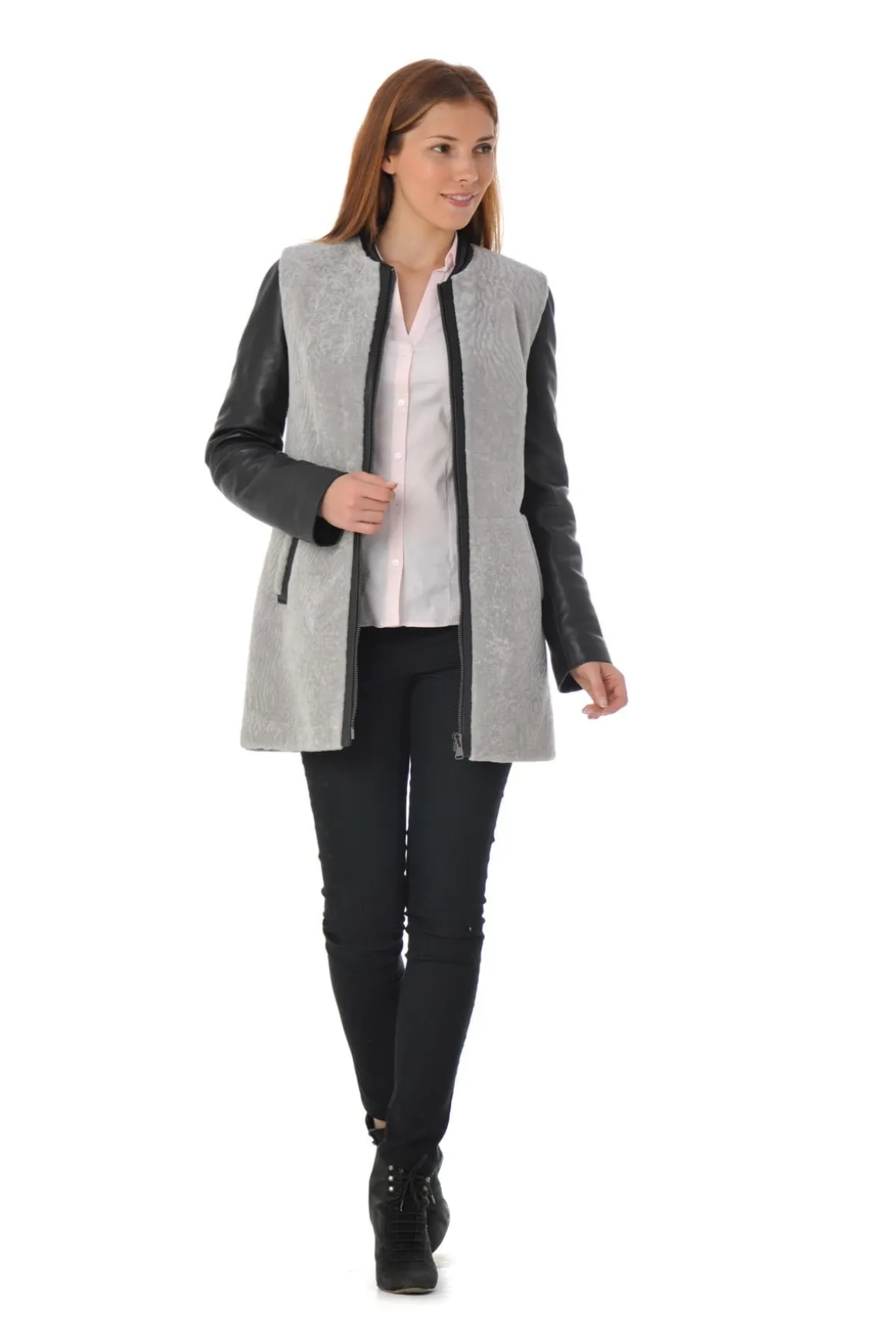 Veste Femme Intuition Vision Agneau Nuage