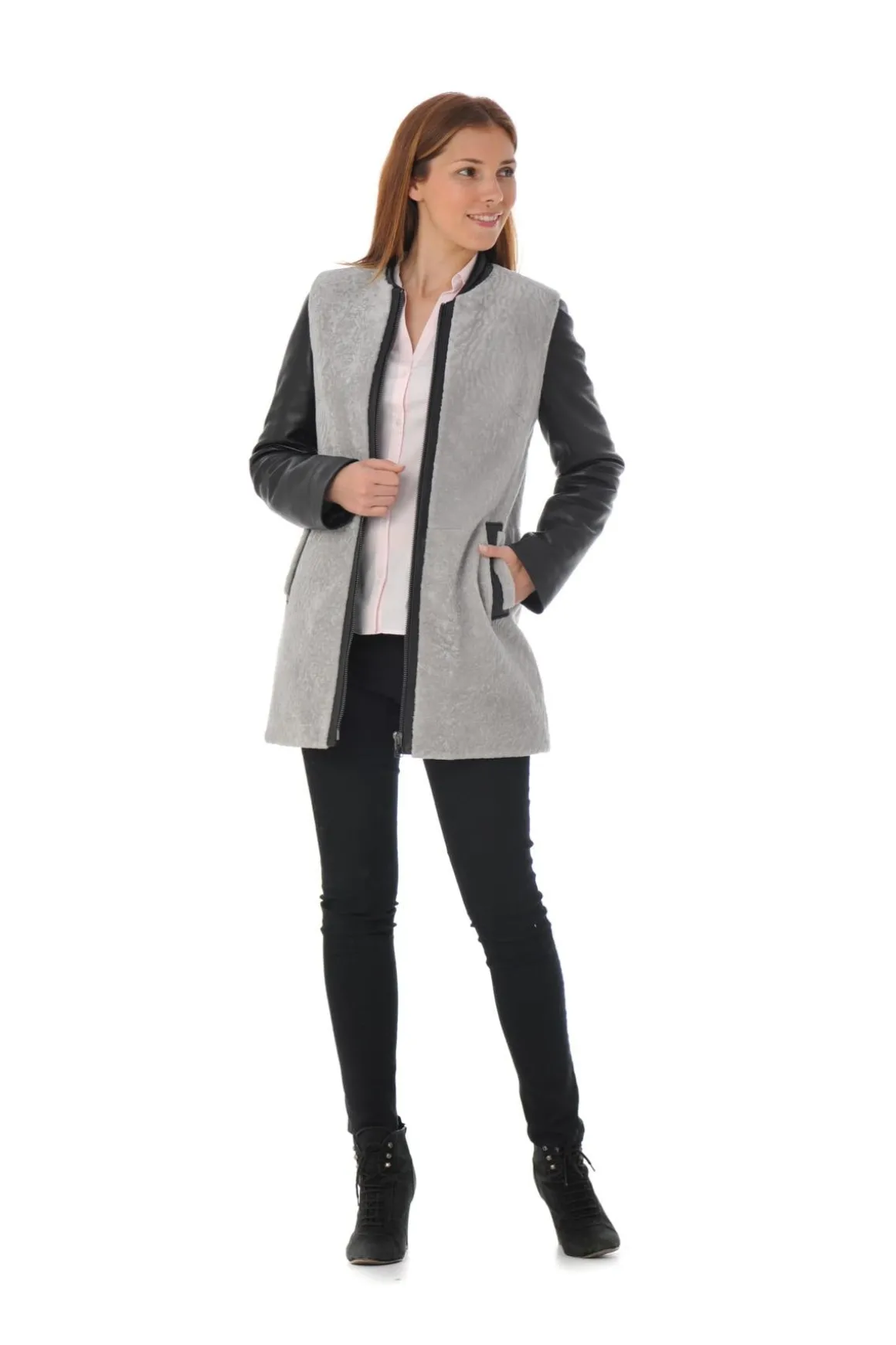 Veste Femme Intuition Vision Agneau Nuage