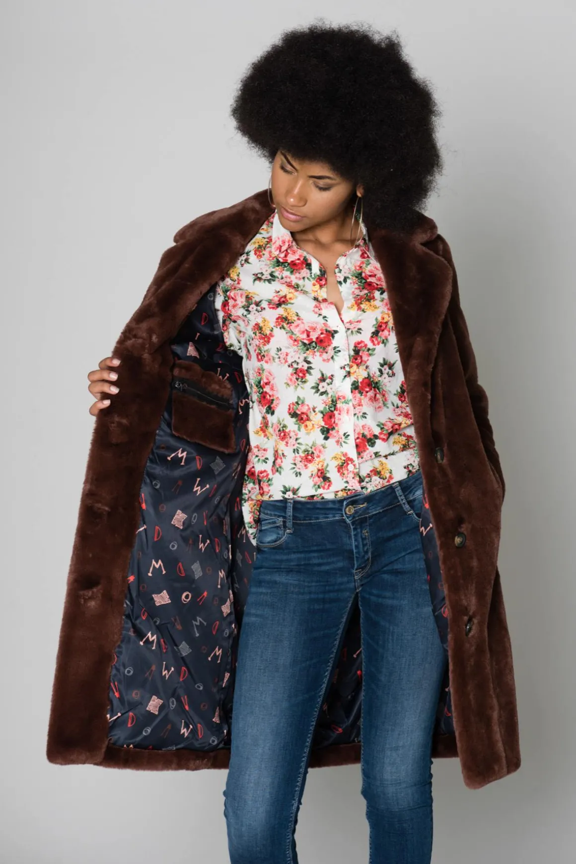 Veste Femme Oakwood Cyber Marron 502