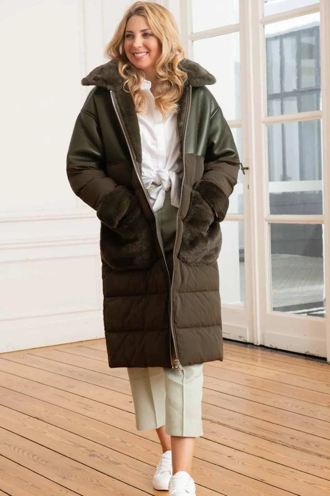 Veste Femme Oakwood Ella Kaki 526