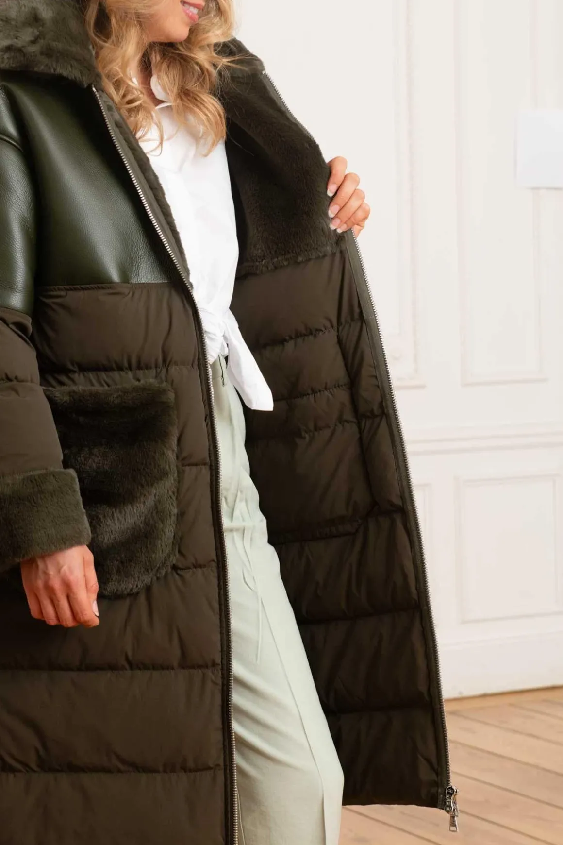 Veste Femme Oakwood Ella Kaki 526