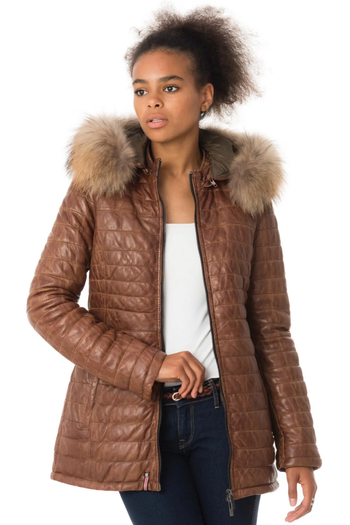 Veste Femme Oakwood Popping Cognac 507