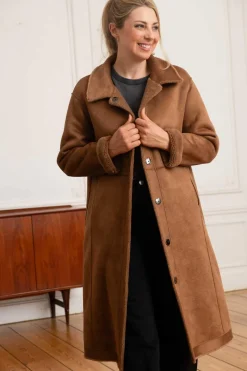 Veste Femme Oakwood Victoria Fur Wool Cognac 507