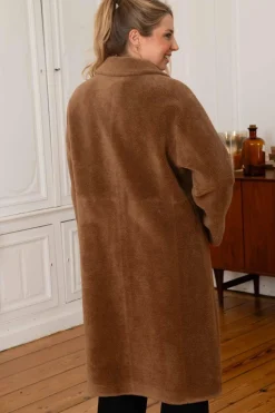 Veste Femme Oakwood Victoria Fur Wool Cognac 507