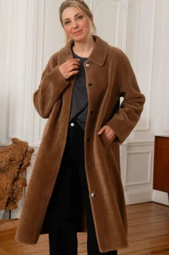 Veste Femme Oakwood Victoria Fur Wool Cognac 507