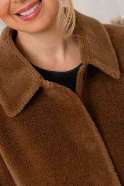 Veste Femme Oakwood Victoria Fur Wool Cognac 507
