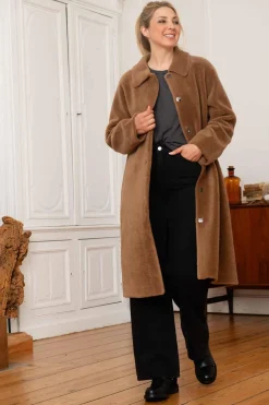 Veste Femme Oakwood Victoria Fur Wool Cognac 507