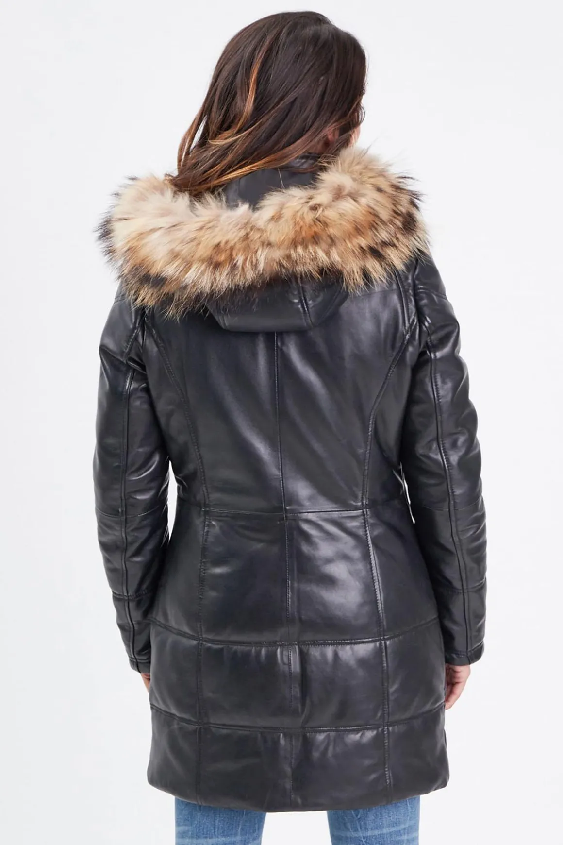 Veste Femme Rose Garden Anouk Hood Lamb Orion Black