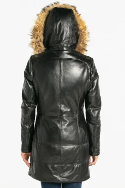 Veste Femme Rose Garden Anouk Hood Lamb Orion Black