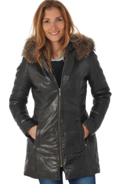 Veste Femme Rose Garden Apene Fur Sheep Aosta Reddish Brown Fourrure Fauve