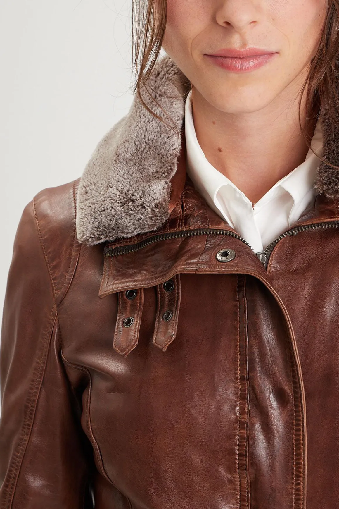 Veste Femme Rose Garden Gemala Sheep Aosta Bison