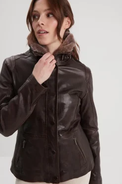 Veste Femme Rose Garden Gemala Sheep Aosta R.brown