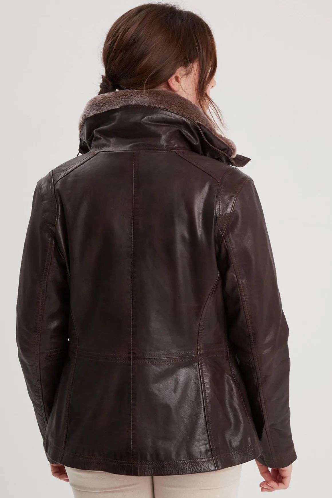 Veste Femme Rose Garden Gemala Sheep Aosta R.brown