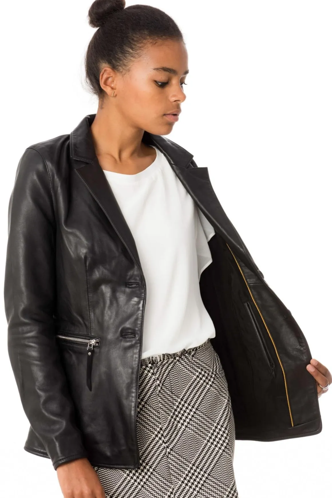 Veste Femme Rose Garden Mirina Lamb Ruby Black