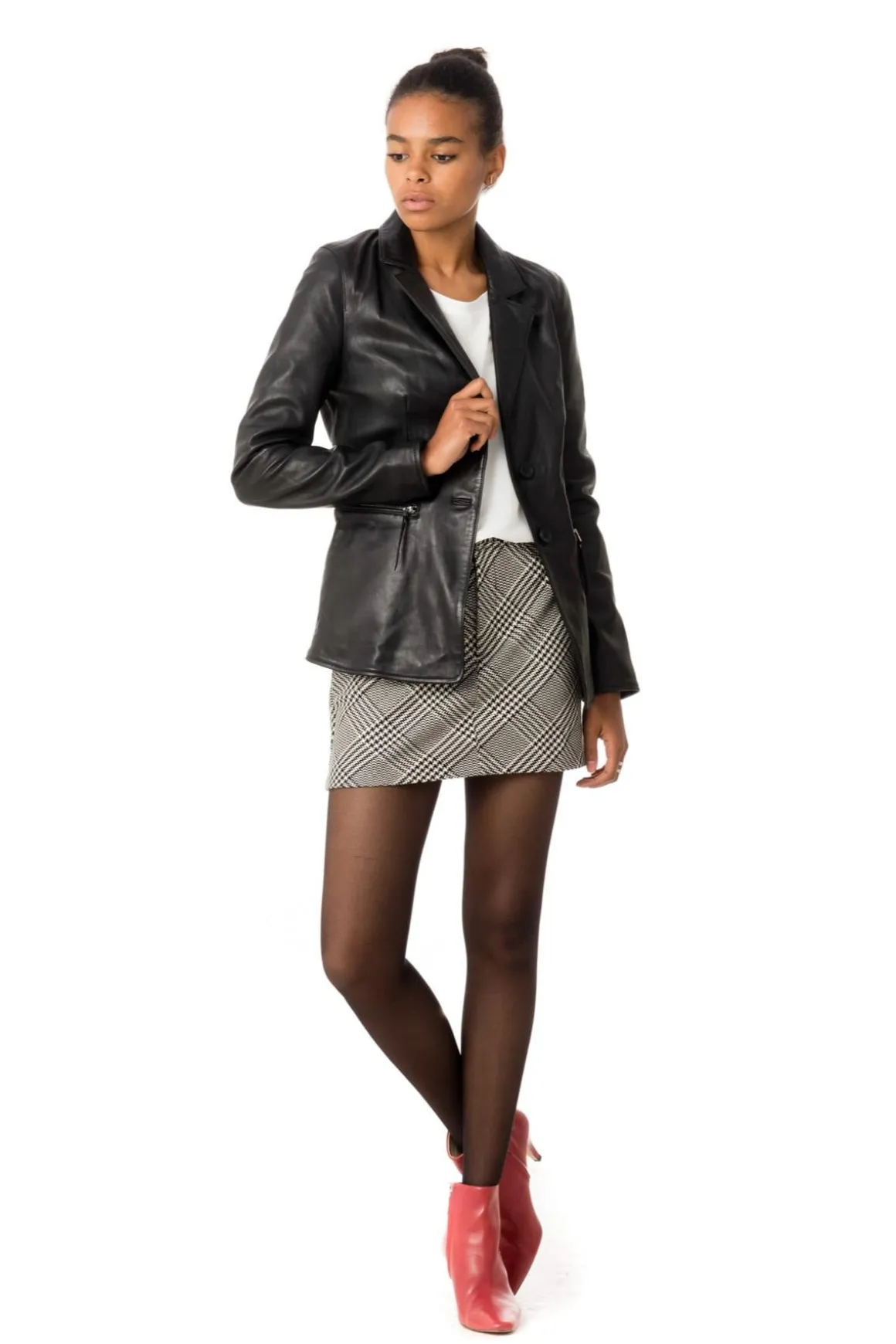 Veste Femme Rose Garden Mirina Lamb Ruby Black