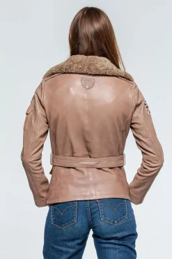 Veste Femme Royal Air Force Spitfire Raf Beige