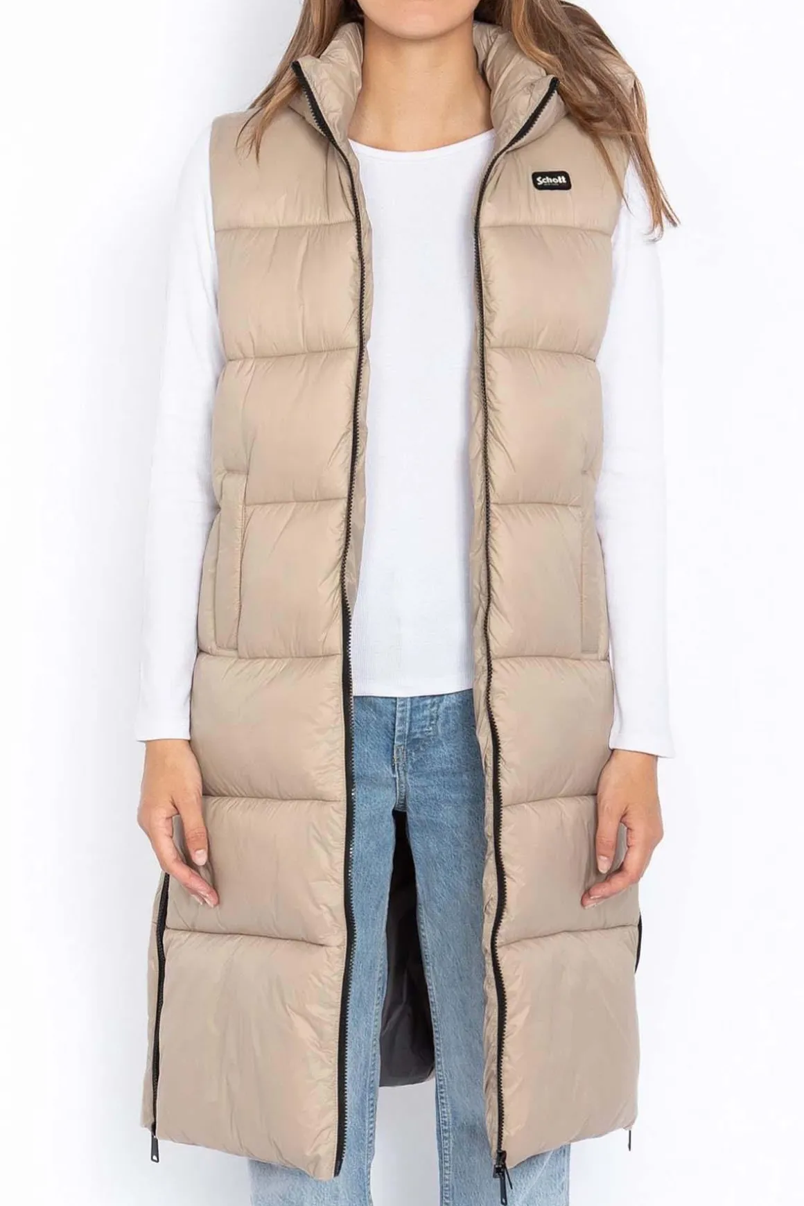 Veste Femme Schott Belstarv2Wrs Beige